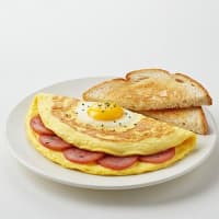 Double Egg Bread Omelette